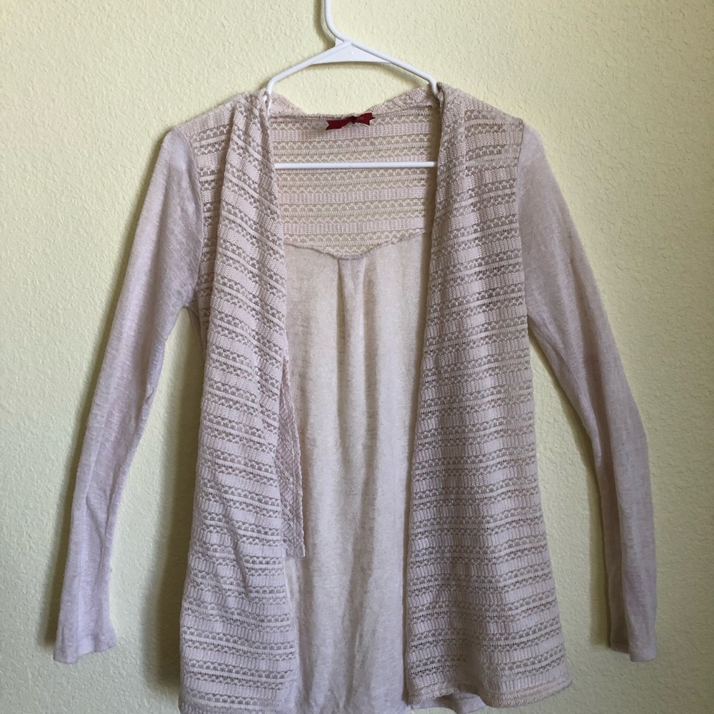 Cream white cardigan